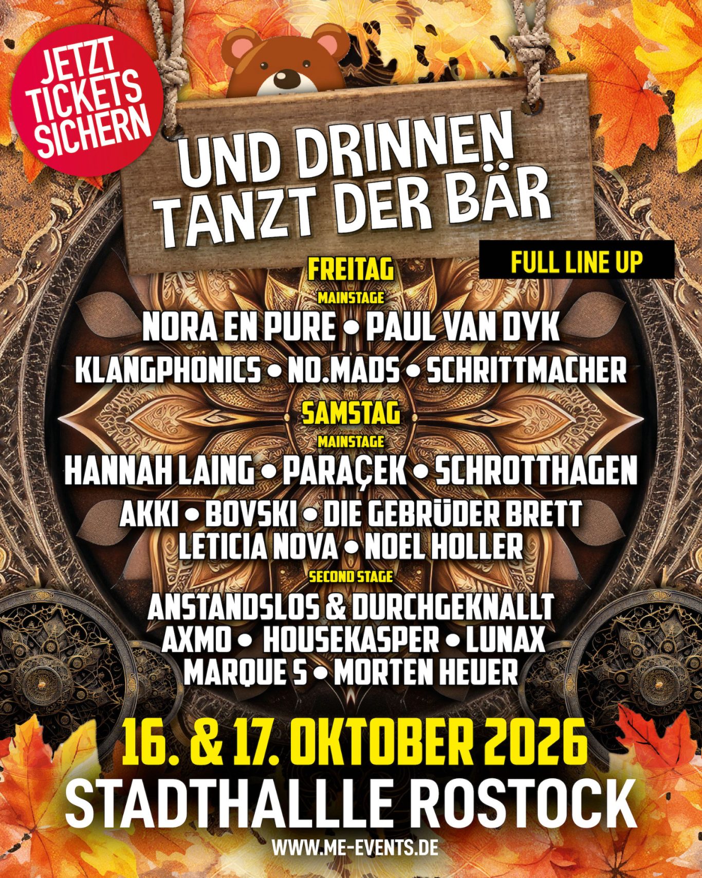 Festival-Timetable Rostock steht: Dein Line-up für die Stadthalle Festival-Timetable Rostock steht: Dein Line-up für die Stadthalle