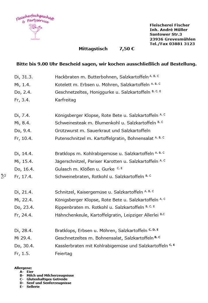 Entdecke täglich aktuelle Essenspläne der Region